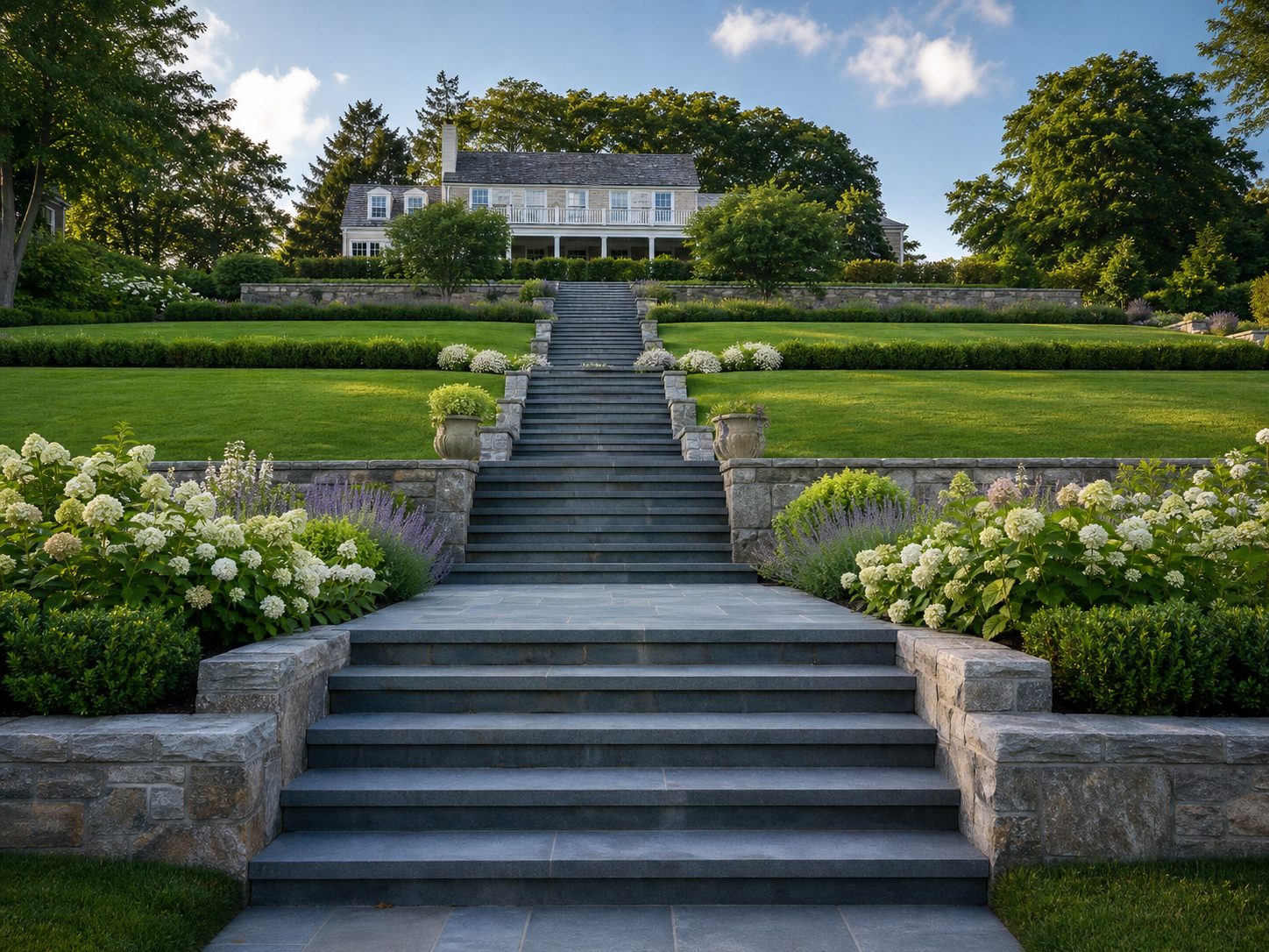 800×600 — grand bluestone staircase through terraced lawn
